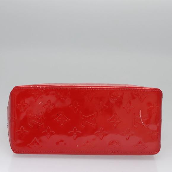 LOUIS VUITTON Monogram Vernis Reade PM Hand Bag Red Rouge M91088 LV Auth BD124 - Picture 5 of 16
